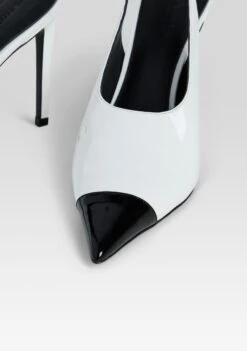 Leslie Choked Up Slingback -Retrofete Clothing Shop Ecommerce Crop HL25 LeslieChokedUpSlingback WinterWhite 412 ECOMM