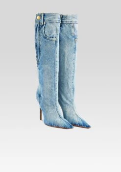 Kaia Boot -Retrofete Clothing Shop Ecommerce Crop KaiaBoot Denim 2 ECOMM