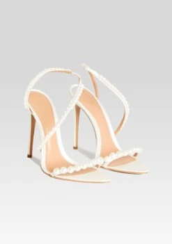 Perla Sandal -Retrofete Clothing Shop Ecommerce Crop PERLASANDAL WHITE 011 ECOMM