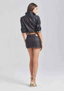 Ollie Cropped Denim Jacket -Retrofete Clothing Shop Ecommerce Crop Retrofete Ecomm set2 Look23 2667