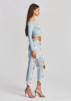 Omar Drop Boyfriend Jean -Retrofete Clothing Shop Ecommerce Crop Retrofete eComm 220712 Set2 Shot04 0553