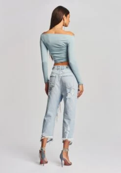 Omar Drop Boyfriend Jean -Retrofete Clothing Shop Ecommerce Crop Retrofete eComm 220712 Set2 Shot04 0570