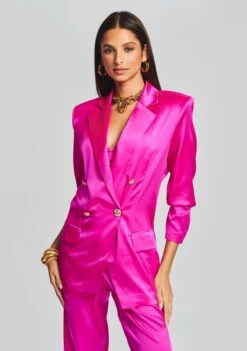 Pandora Silk Blazer -Retrofete Clothing Shop Ecommerce Crop Retrofete eComm 220712 Set2 Shot13 1767