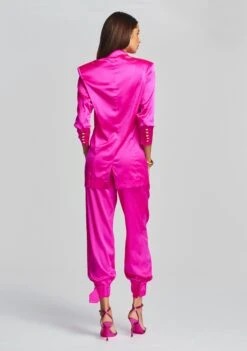 Pandora Silk Blazer -Retrofete Clothing Shop Ecommerce Crop Retrofete eComm 220712 Set2 Shot13 1801