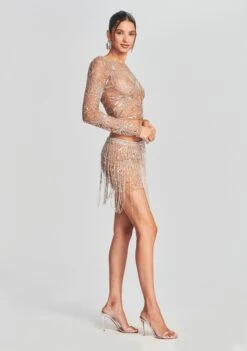 Beatrix Sequin Skirt 8 Beatrix Sequin Skirt -Retrofete Clothing Shop Ecommerce Crop Retrofete eComm 220803 Set2 SHOT 30 4517