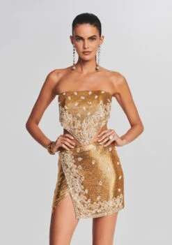 Milos Embellished Chainmail Top