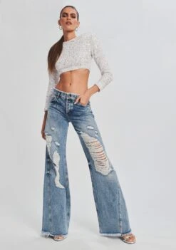 Mountain Wide Leg Jean 9 Mountain Wide Leg Jean -Retrofete Clothing Shop Ecommerce Crop Retrofete eComm 220921 SHOT 67 5467