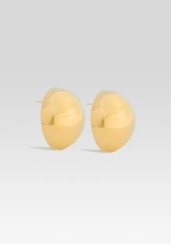 Sphere Earrings 6 Sphere Earrings -Retrofete Clothing Shop Ecommerce Crop SPHEREEARRINGS GOLD 010 ECOMM