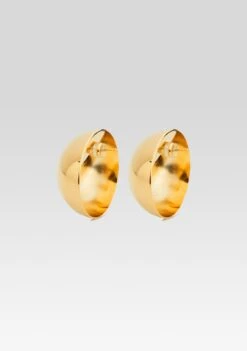 Sphere Earrings 7 Sphere Earrings -Retrofete Clothing Shop Ecommerce Crop SPHEREEARRINGS GOLD 015 ECOMM