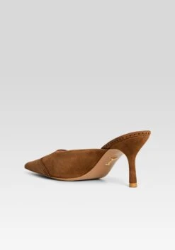 Daphne Suede Mule -Retrofete Clothing Shop Ecommerce Crop SS25 DAPHNEMULE COGNAC 716 ECOMM