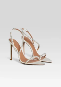 Erminia Embellished Sandal -Retrofete Clothing Shop Ecommerce Crop SS25 ERMINIAHEEL WHITECRYSTAL 706 ECOMM scaled