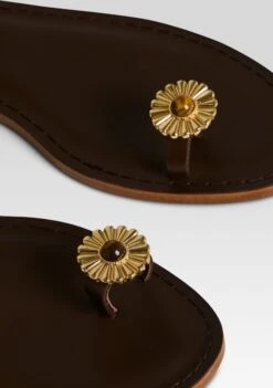 Grazia Sandal -Retrofete Clothing Shop Ecommerce Crop SS25 GRAZIASANDAL TIGERSEYE 651 ECOMM