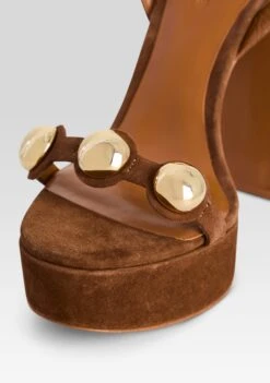 Lirica Platform -Retrofete Clothing Shop Ecommerce Crop SS25 LIRICAPLATFORM COGNACGOLD 821 ECOMM