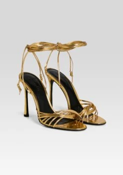 Lucio Heel -Retrofete Clothing Shop Ecommerce Crop SS25 LUCIOHEEL GOLDMIRROR 546 ECOMM