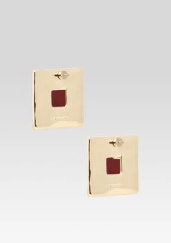 Umbriana Gemstone Earrings -Retrofete Clothing Shop Ecommerce Crop SS25 UMBRIANAEARRING REDGOLD 488 A ECOMM 6298c9ab 0fa6 4ffb 8884 6205dd908ea7