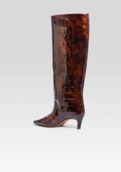 Taliah Boot -Retrofete Clothing Shop FW25 TALIAHBOOT BROWNCROCO 237 ECOMM