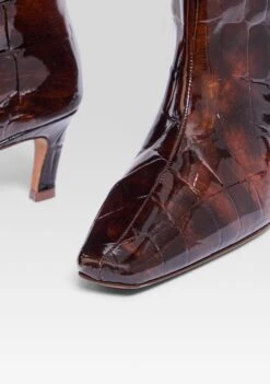 Taliah Boot -Retrofete Clothing Shop FW25 TALIAHBOOT BROWNCROCO 240 ECOMM