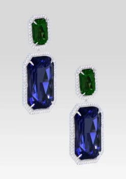 Cora Gemstone Earrings -Retrofete Clothing Shop HL25 CORAGEMSTONEEARRING SAPPHIRE 200 ECOMM scaled