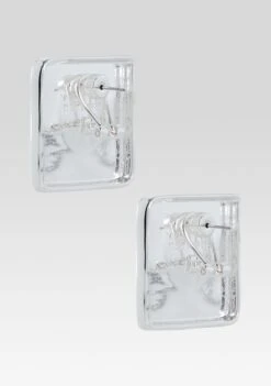 Nikki Crystal Earrings -Retrofete Clothing Shop HL25 NIKKICRYSTALEARRING SILVER 082 ECOMM