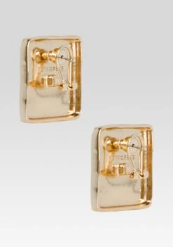 Nikki Pearl Earrings -Retrofete Clothing Shop HL25 NIKKIPEARLEARRING GOLD 094 ECOMM