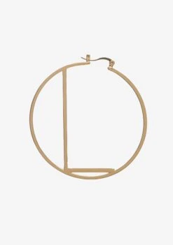 Hoop Letter Earring -Retrofete Clothing Shop L