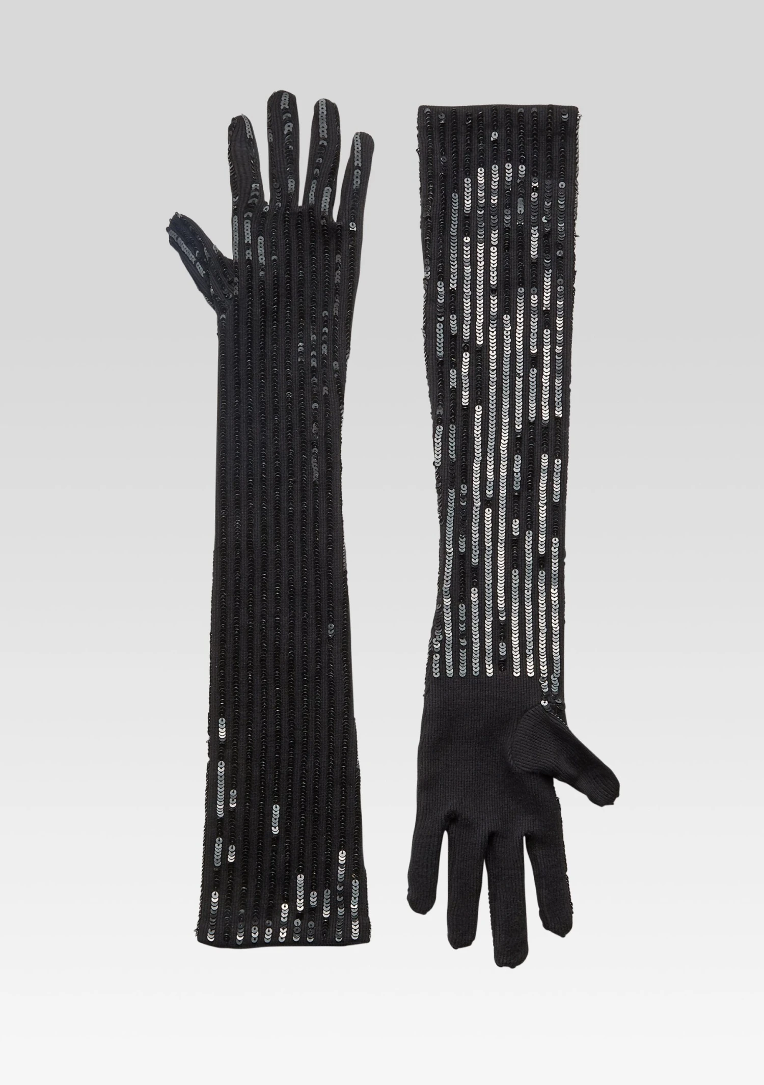 Plaza Sequin Knit Gloves 1 Plaza Sequin Knit Gloves
