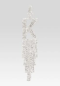 Alphabet Earring -Retrofete Clothing Shop Silver K ECOMM