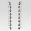 Tyde Crystal Shell Drop Earrings